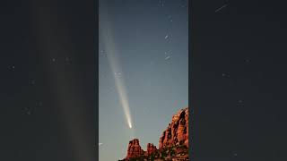 Massive Comet Lights Up Sedona Desert Sky [upl. by Leif]