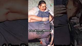 Top 10 Fattest Person in the World ever recorded  Heaviest man shorts top10 fatloss [upl. by Linehan]