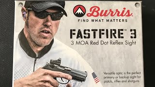 Burris fastfire iii red dot  what happens after a warranty claim [upl. by Winsor]