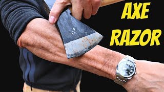 Make Any Axe Razor Sharp In 90 Seconds  No Skill Required [upl. by Drusus]