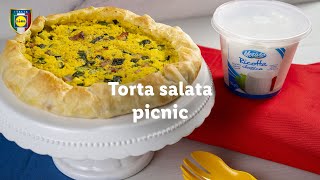 Torta salata con ricotta zafferano zucchine e pancetta affumicata  Chef in Camicia  Lidl Italia [upl. by Weisbart]