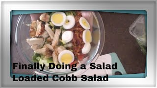 Healthy Eating Loaded Cobb Salad Keto Made Easy [upl. by Hachmin45]