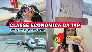 COMO É VIAJAR DE CLASSE ECONÔMICA PELA TAP DO BRASIL A PORTUGAL Vale a pena ✈️ [upl. by Attelrahs304]