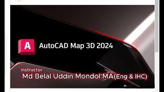 AutoCAD Map 3d 2024 CD vlx দিয়ে জমি বন্টন [upl. by Cruce226]