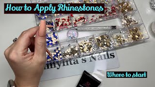 Beginners Guide to Applying Rhinestones [upl. by Ardene]