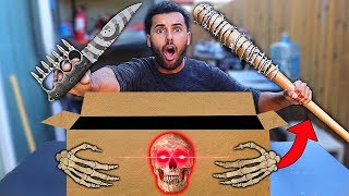 I Bought A Dark Web WEAPONS Mystery Box 2 SCARIEST BOX OF ALL TIME [upl. by Nigem]