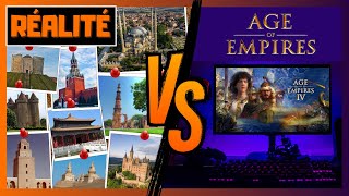 Réalité vs AOE4  Les Monuments [upl. by Ashli]