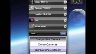 ipCam FC iPhone iPad App Version 115 [upl. by Yrrek127]