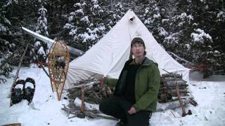 Winter Camping  part 1 Snowtrekker Tent [upl. by Sabrina]