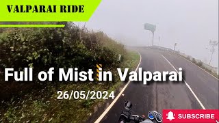 Valparai Bike Ride  Full of Mist  Never Expect this Awesome Climate biker trending valparai [upl. by Murvyn718]