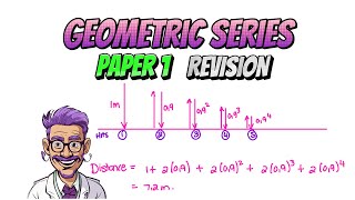 Geometric Series Basic Example  Grade 12 Revision Paper 1 Part 19 of 34 [upl. by Atnahs]