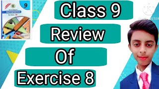 Class 9 Review of Ex 8  Sindh Board  Math Expert Boy  algebra maths mathematics mathexpertboy [upl. by Payne]