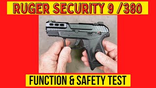 Ruger Security 9 or 380 Lite Rack Function amp Safety Check [upl. by Yadsnil]