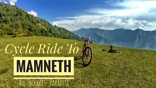 Cycle Ride To Mamneth Zabarwan Range Kashmir All Trekkers Paradise  Free Solo Ride  GuideVdo [upl. by Alicia]