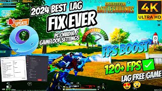 🔧How To Boost FPS FIX Lag And FPS Drops In PUBG Mobile In Gameloop Emulator 2024📈✅ Best Settings [upl. by Ardnekal]