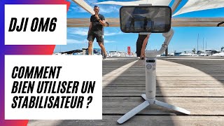 Comment bien utiliser un stabilisateur  DJI Osmo Mobile 6 grey edition [upl. by Divadleahcim]