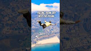 What Happens When You Fall from the Sky into the Ocean in GTA Games [upl. by Ivgnout]