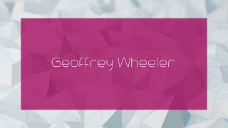 Geoffrey Wheeler  appearance [upl. by Oliy]