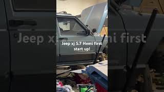 Jeep Xj 57 Hemi First Start up [upl. by Viquelia885]