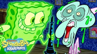 60 Minutes of TRICKS 🎃  SpongeBob [upl. by Gayla]