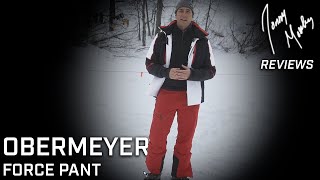 Jonny Moseley Reviews 2425 Obermeyer Force Insulated Ski Pant [upl. by Yanehc]