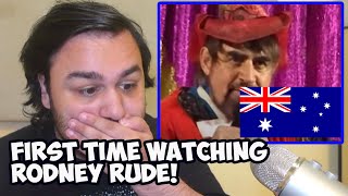 British Reaction To Rodney Rude  McDonalds Australian Comedian [upl. by Boccaj]