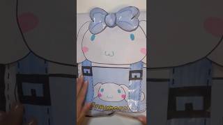 Cinnamoroll school backpack paper squishy blind bag paperasmr blindbag papersquishy sanrio [upl. by Blasius16]