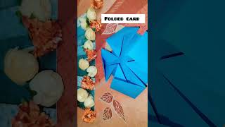 Folded card tutorial Gift IdeasScrapbook Cards Ideas handmadecards scrapbookideaspapercrafts [upl. by Onaireves]