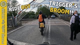 Motovlog DRZ 400SM amp DR350 Ride out with Triggers Broom [upl. by Rochemont]