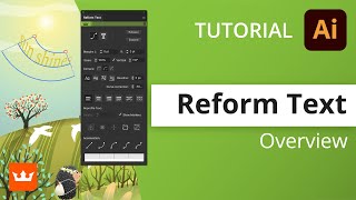 Overview of Reform Text  Astute Graphics Plugins for Adobe Illustrator [upl. by Kerek]