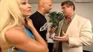 WWF 2001 AngleStone Cold backstage [upl. by Ytnom781]