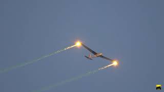 Blanix Team  Glider Aerobatic Night Show at Hahnweide Airshow 2019 [upl. by Cloots49]