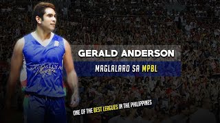 Gerald Anderson Maglalaro sa MPBL  Artista Laban sa mga Pro Basketball Players [upl. by Willard85]