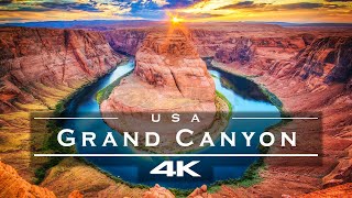 Grand Canyon USA 🇺🇸  by drone 4K [upl. by Neddie]