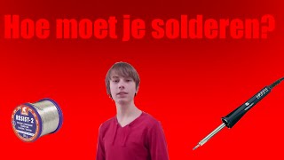 HOE Moet Je SOLDEREN TUTORIAL [upl. by Enalb]