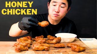 KOREAN famous chicken brand  KYOCHON CHICKEN honey combo [upl. by Elleuqram]