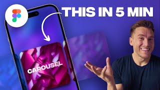 Figma carousel animation in 5 minutes [upl. by Aisile894]