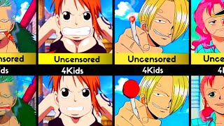 One Piece Censorship Comparison [upl. by Nallij152]