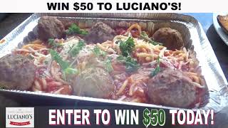 Lucianos Pizza amp Pasta Gift Card Video [upl. by Potash913]