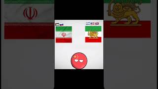 pahlavi crews  Republic Islamic crews  pahlavi VS Republic Islamic  countryballs iran [upl. by Gaskill]