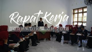 Behind The Scene Rapat Kerja Formadiksi UM 2018 [upl. by Ymrej63]