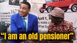 94YearOld Jamaican Woman SHOCKS Prime Minister Andrew Holness [upl. by Enylrac]