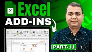 Excel AddIns  Complete Excel Course Part 11 [upl. by Derrik865]