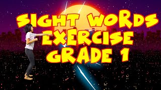 Sight Words Exercises  DOLCH Preprimer sight word Exercise grade 1 [upl. by Eniluap]