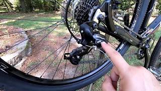 How to Adjust the Rear Derailleur for Crisp Shifting [upl. by Airdnna]