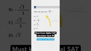 Must know Digital SAT Calculator hack desmos satprep digitalsat [upl. by Prosperus]