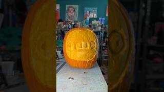 Carving a Pumpkin Blob with Stop Motion Animation [upl. by Nitaf]