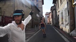 Roller quad Street Toulouse Freestyle [upl. by Mukund]