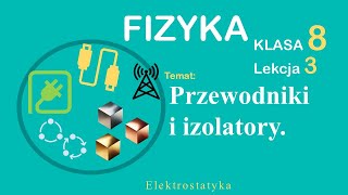 Fizyka Klasa 8 Lekcja 3 Przewodniki i izolatory [upl. by Wickner]