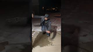 Guy slips on ice for 17 seconds [upl. by Adaurd]